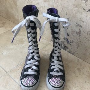 Twinkle Toes by Skechers High Top Boots